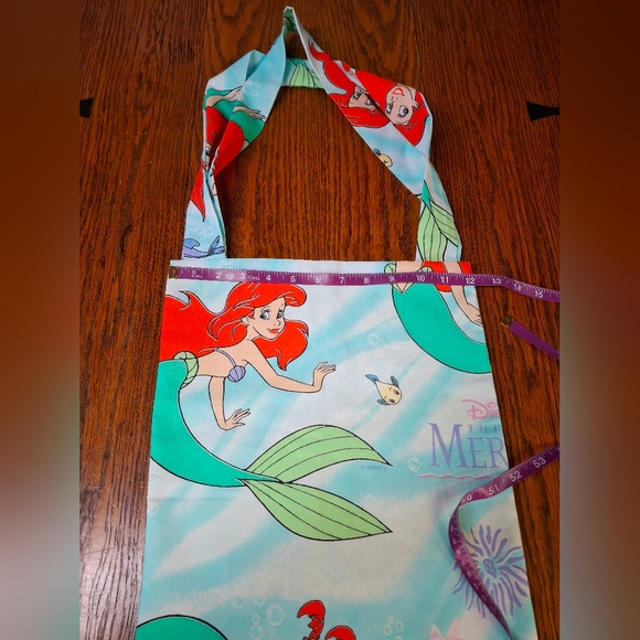 Handmade Disney's The Little Mermaid Upcycled Tote Bag - Picture 2 of 5